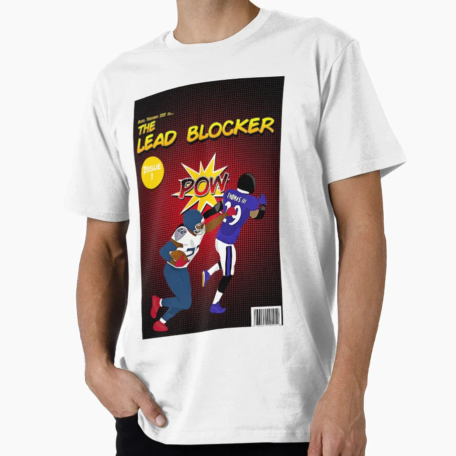 Lead Blocker T-Shirt - Unique Graphic for Adults