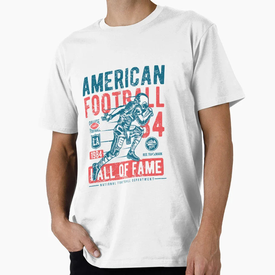 American Football Hall Fame T-Shirt - Streetwear Style Men Women