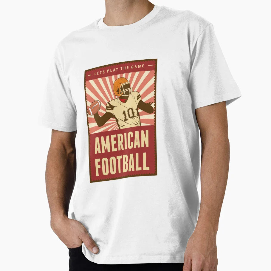 American Football Player T-Shirt - Novelty Apparel Men Women