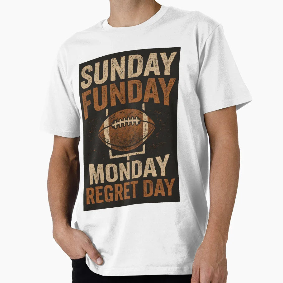 Funny Football T-Shirt - Casual Everyday Wear Unisex