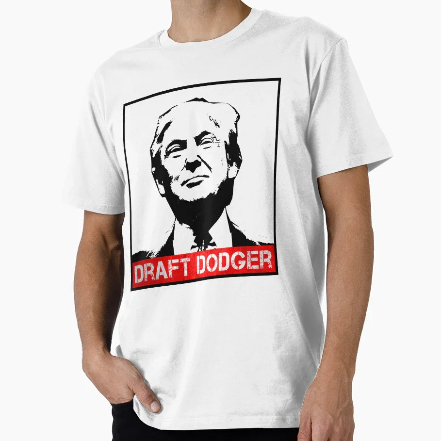 Copy Trump Draft Dodger T-Shirt - Casual Everyday Wear for Adults