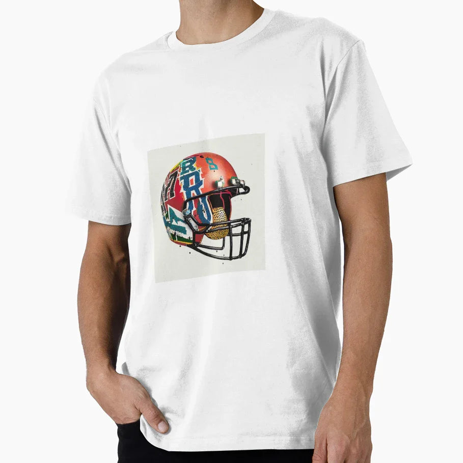 American Football Helmet T-Shirt - Unique Graphic Men Women