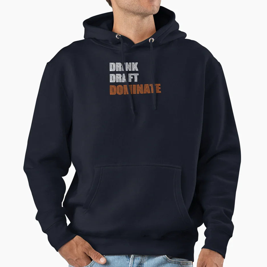 Drink Draft Dominate Hoodie - Aesthetic Graphic Unisex