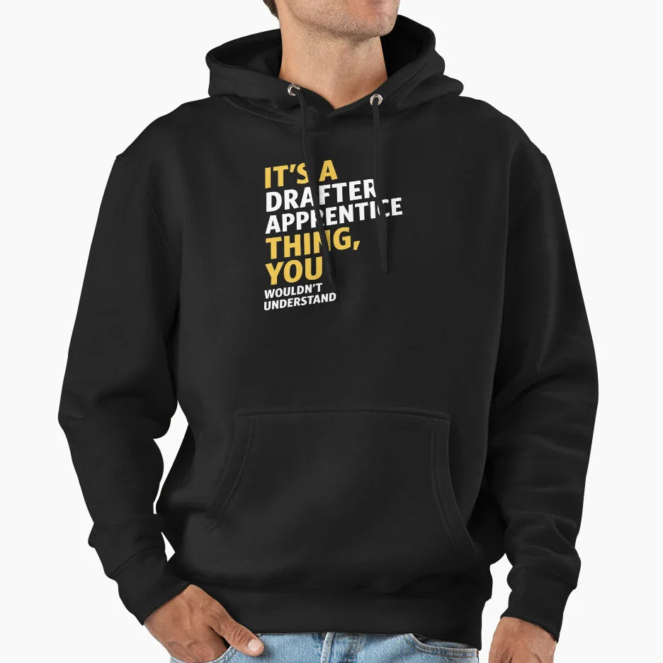 Drafter Apprentice Hoodie - Casual Everyday Wear Men Women