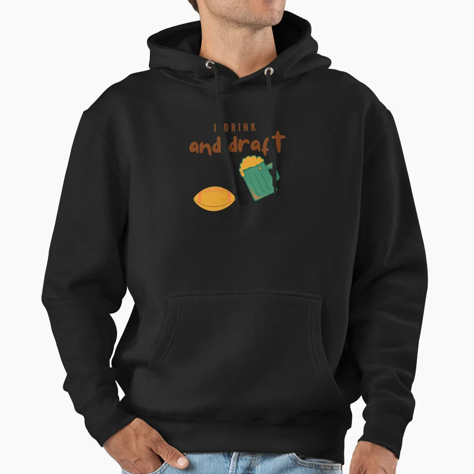 Drink And Draft Hoodie - Streetwear Style Men Women