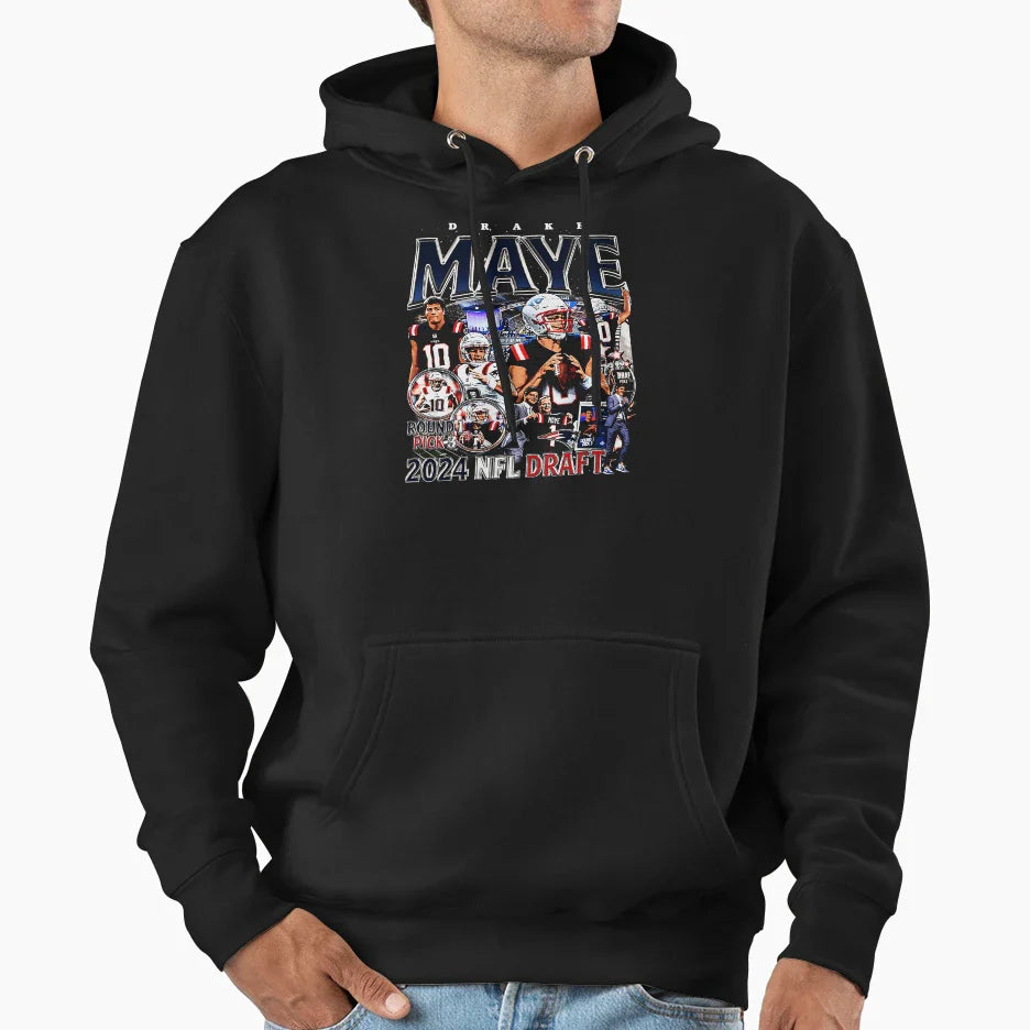 Drake Maye Hoodie - Streetwear Style Unisex