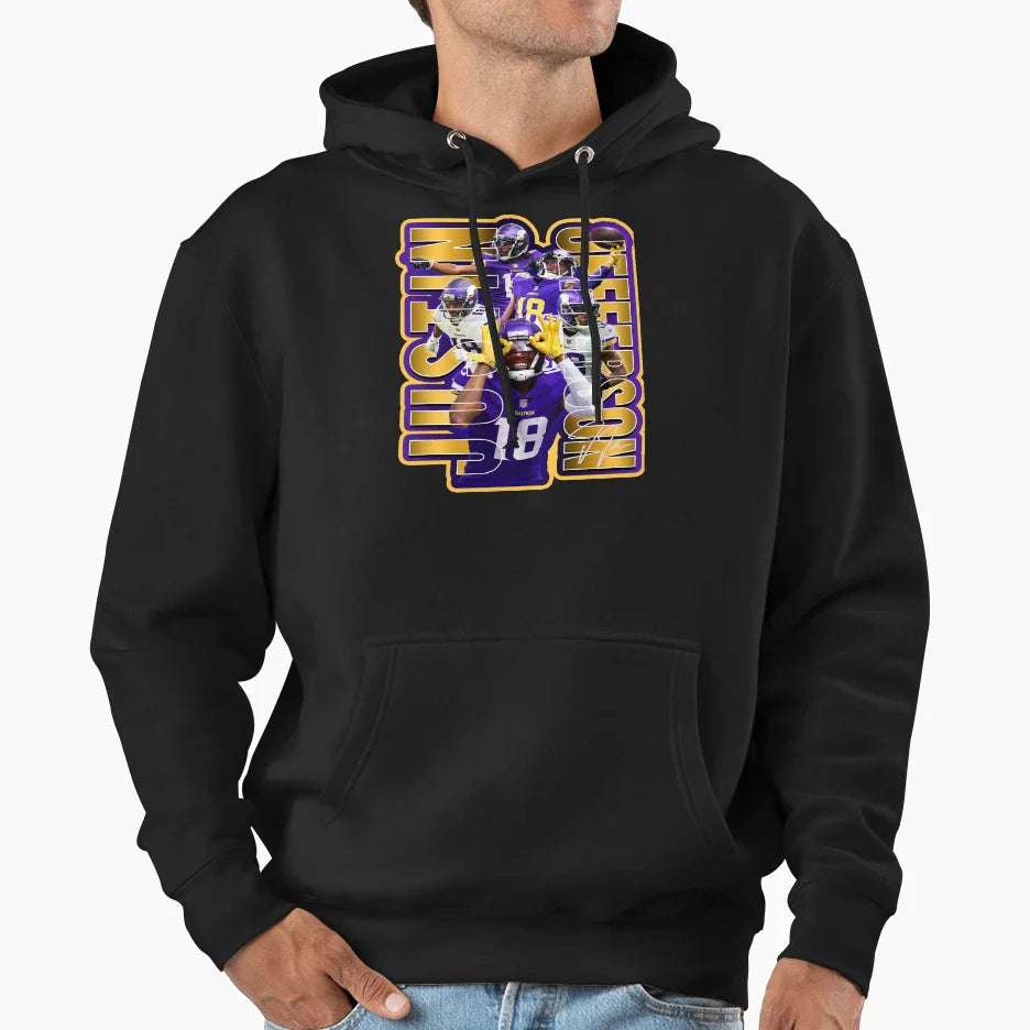 JJ Football Star Artwork Hoodie - Novelty Apparel Men Women