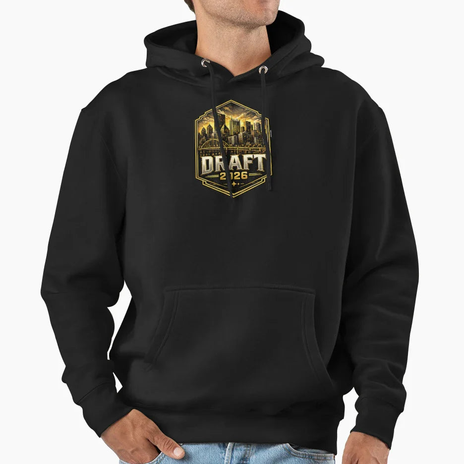 Pittsburgh Football Draft 2026 City Hoodie - Novelty Apparel for Adults