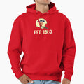 Patriots Est 1960 Distressed Hoodie - Novelty Apparel Unisex