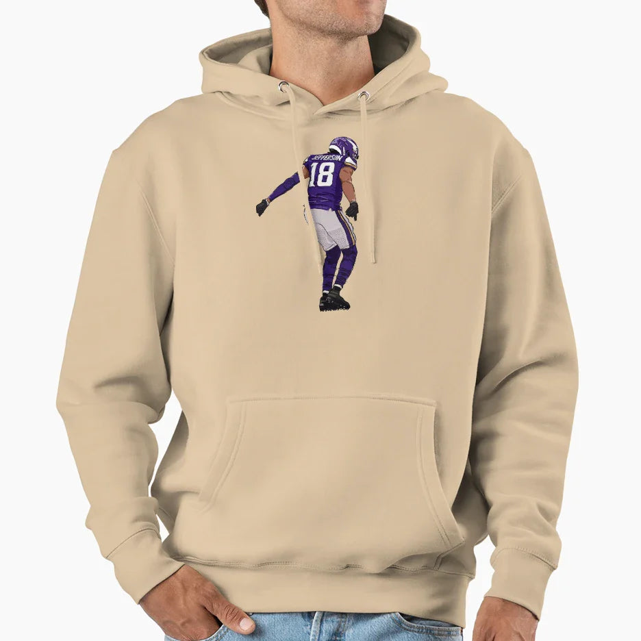 JJ Griddy Sketch Hoodie - Fun Novelty Design Unisex