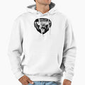 Philly Ravens Flock Logo B W Hoodie - Aesthetic Graphic Unisex