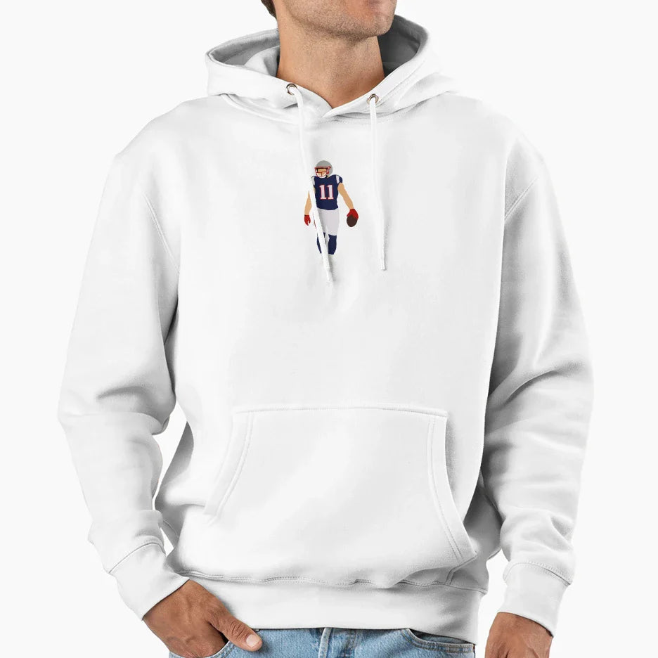 Julian Edelman Hoodie - Graphic Print for Adults