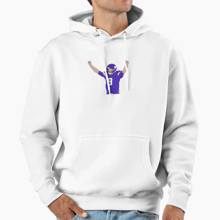 Minnesota Viking Kirk Cousins Hoodie - Custom Art Print Unisex