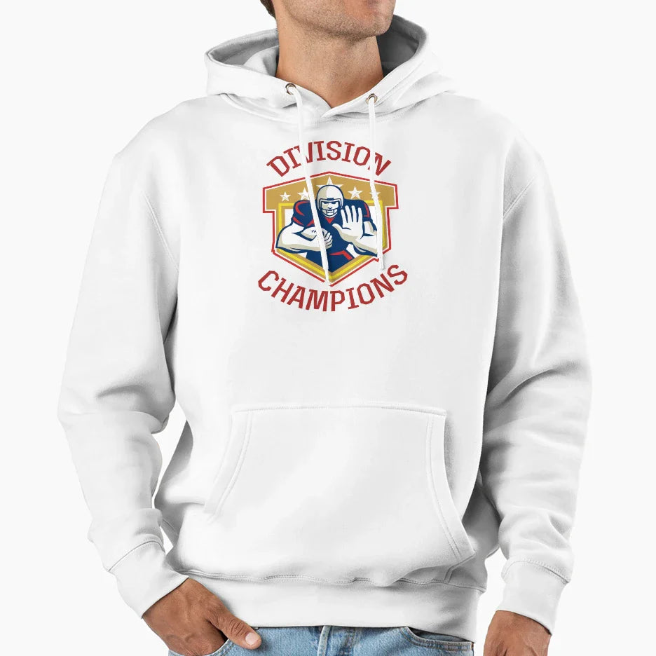 American Football Division Champions Hoodie - Novelty Apparel Men Women