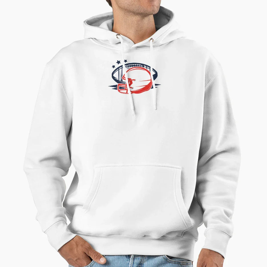 American Football Hoodie - Graphic Print Men Women