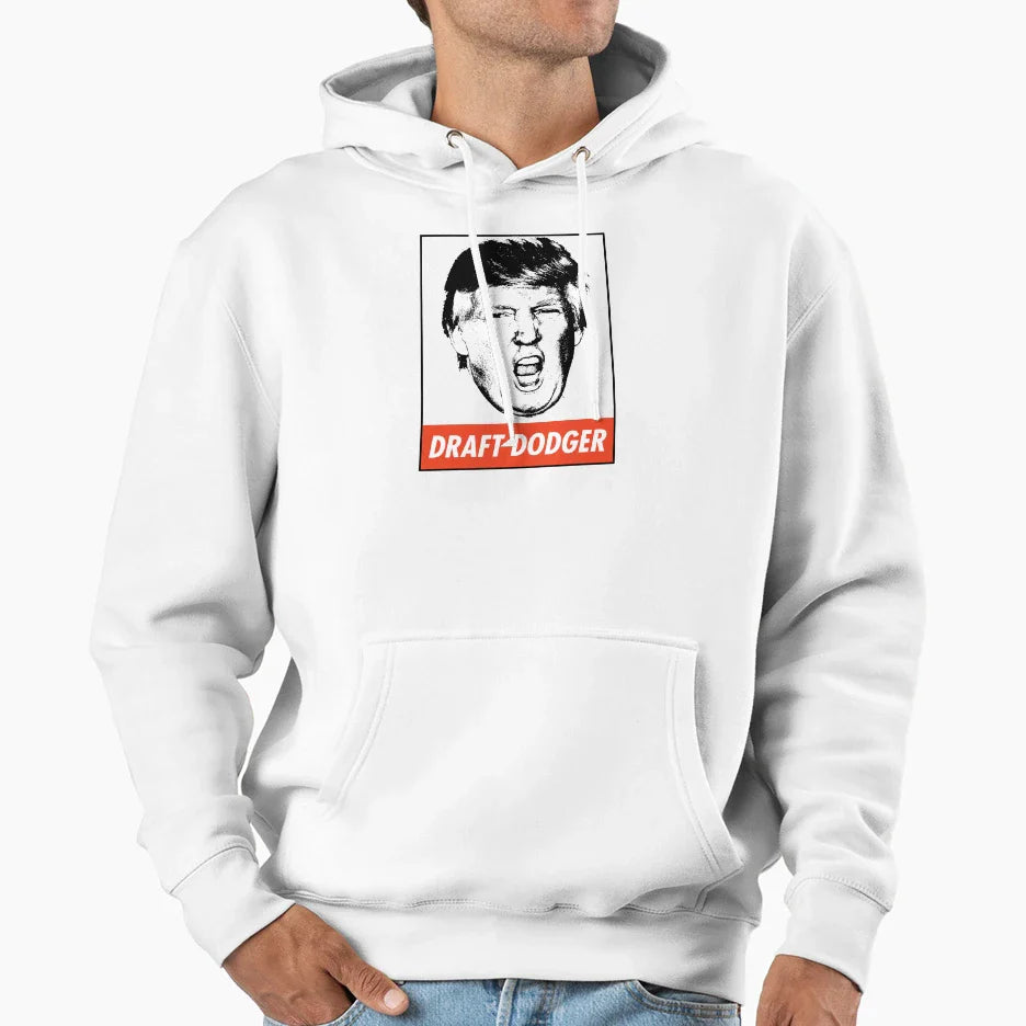Draft Dodger Hoodie - Custom Art Print for Adults