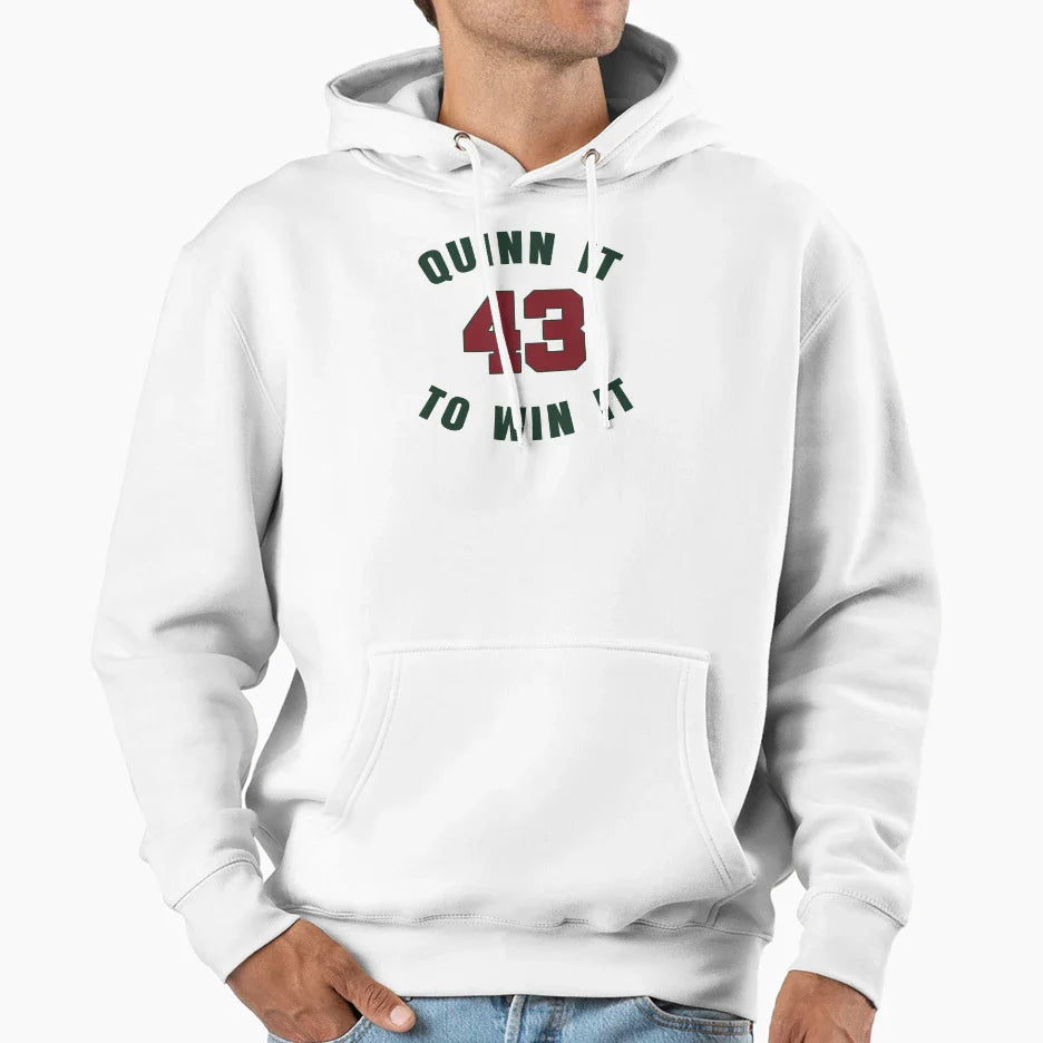 Minnesota Quinn Hughes 43 Quinn It Hoodie - Fun Novelty Design Men Women
