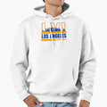 Los Angeles Football Yellow Blue Hoodie - Fun Novelty Design Men Women