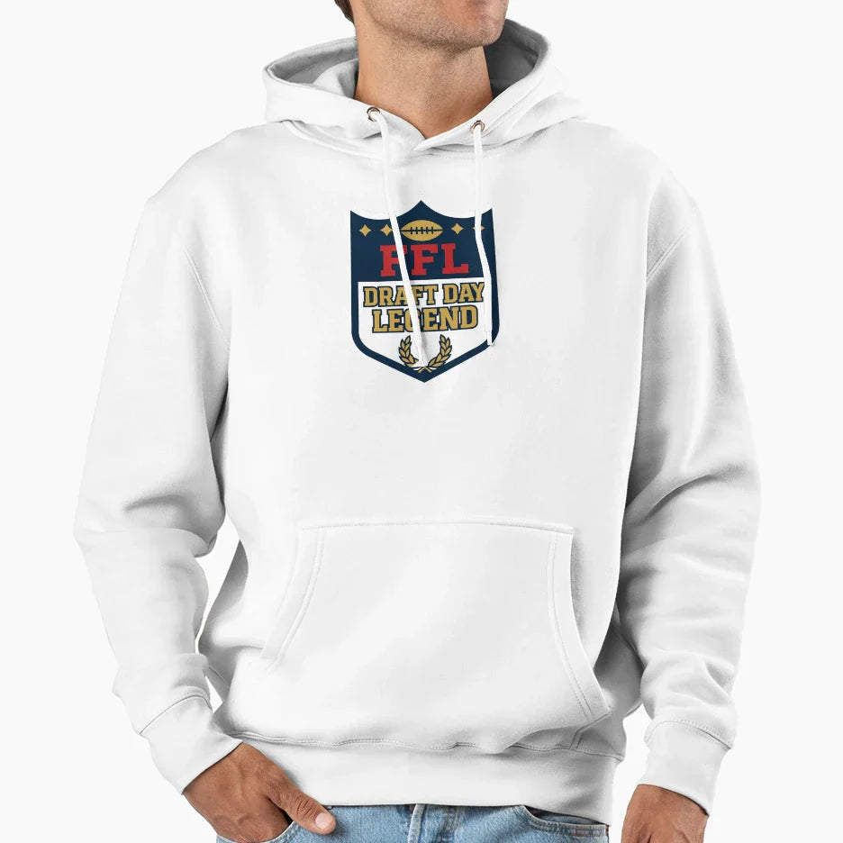 Fantasy Football Draft Day Legend Hoodie - Fun Novelty Design for Adults