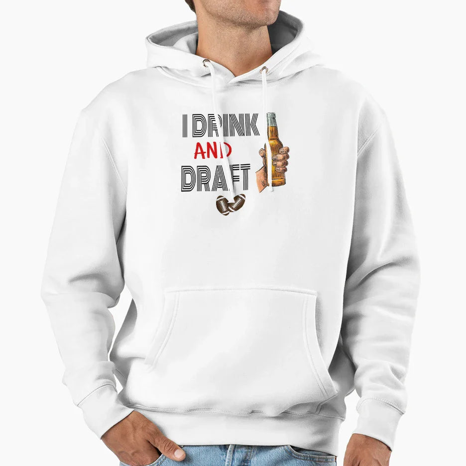 I Drink And Draft T-Shirt - Novelty Apparel Unisex