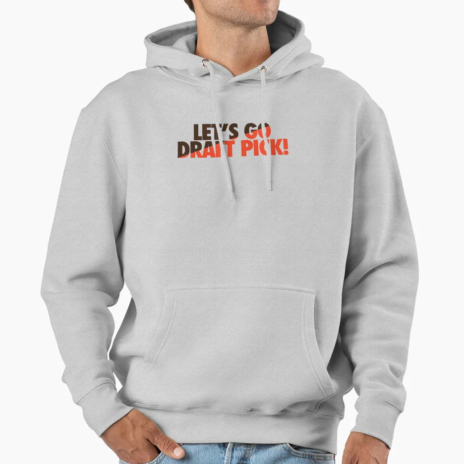 Lets Go Draft Pick Cle Split Hoodie - Custom Art Print Men Women