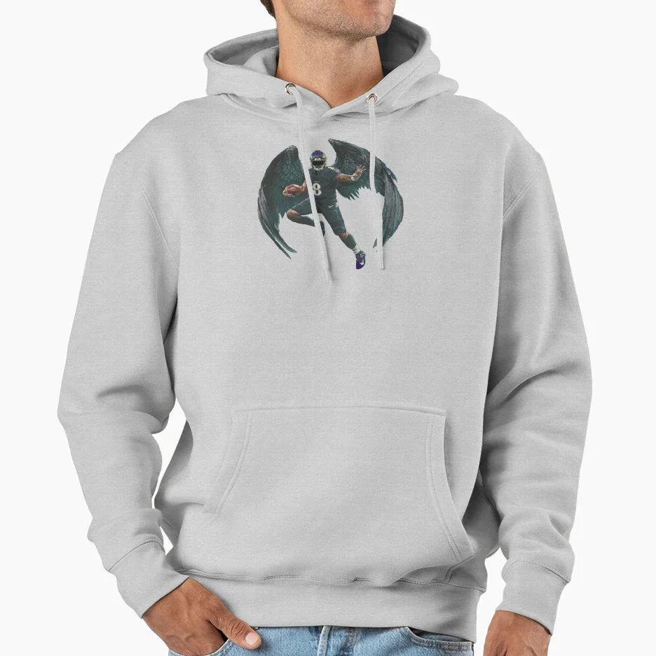 Raven Hoodie - Casual Everyday Wear Men Women