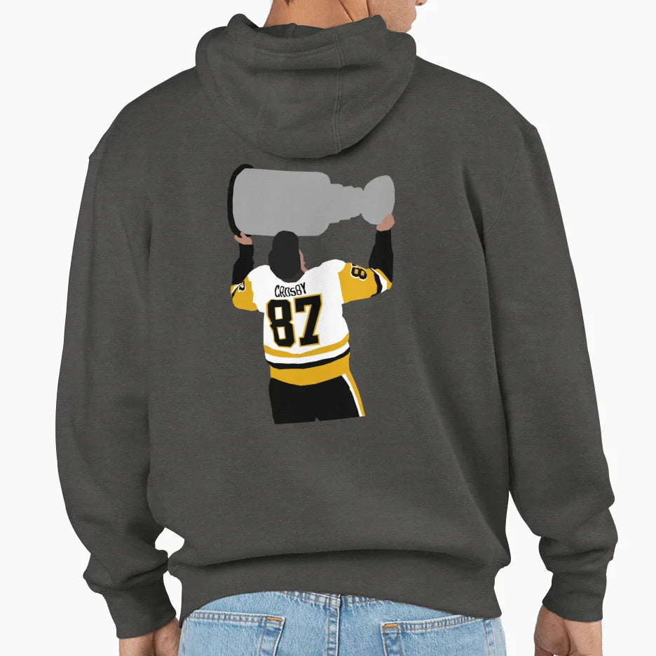Sidney Crosby Hoodie - Fun Novelty Design for Adults