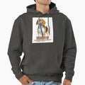 Blueprint Digital Art Hoodie - Minimalist Print for Adults