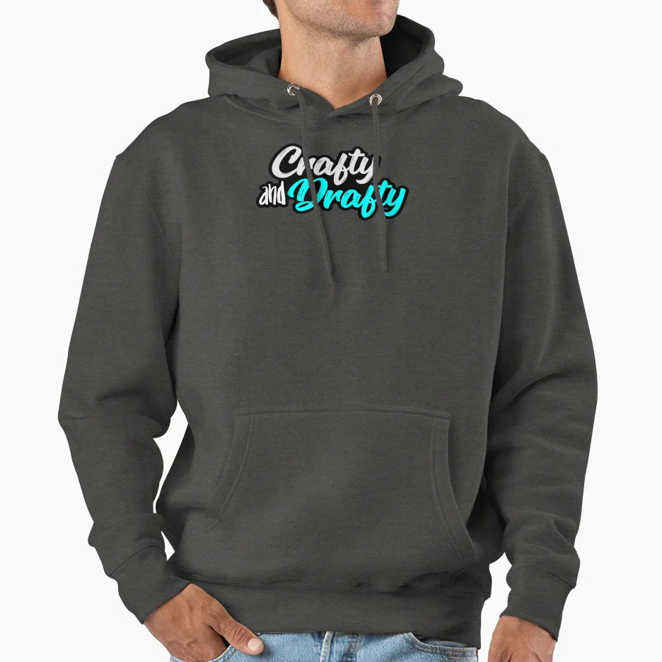 Crafty And Drafty Hoodie - Fun Novelty Design for Adults