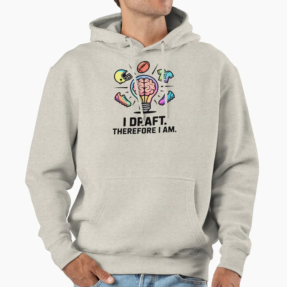 Vibrant Neon Brain Lightbulb Surrounded Hoodie - Trendy Graphic Men Women