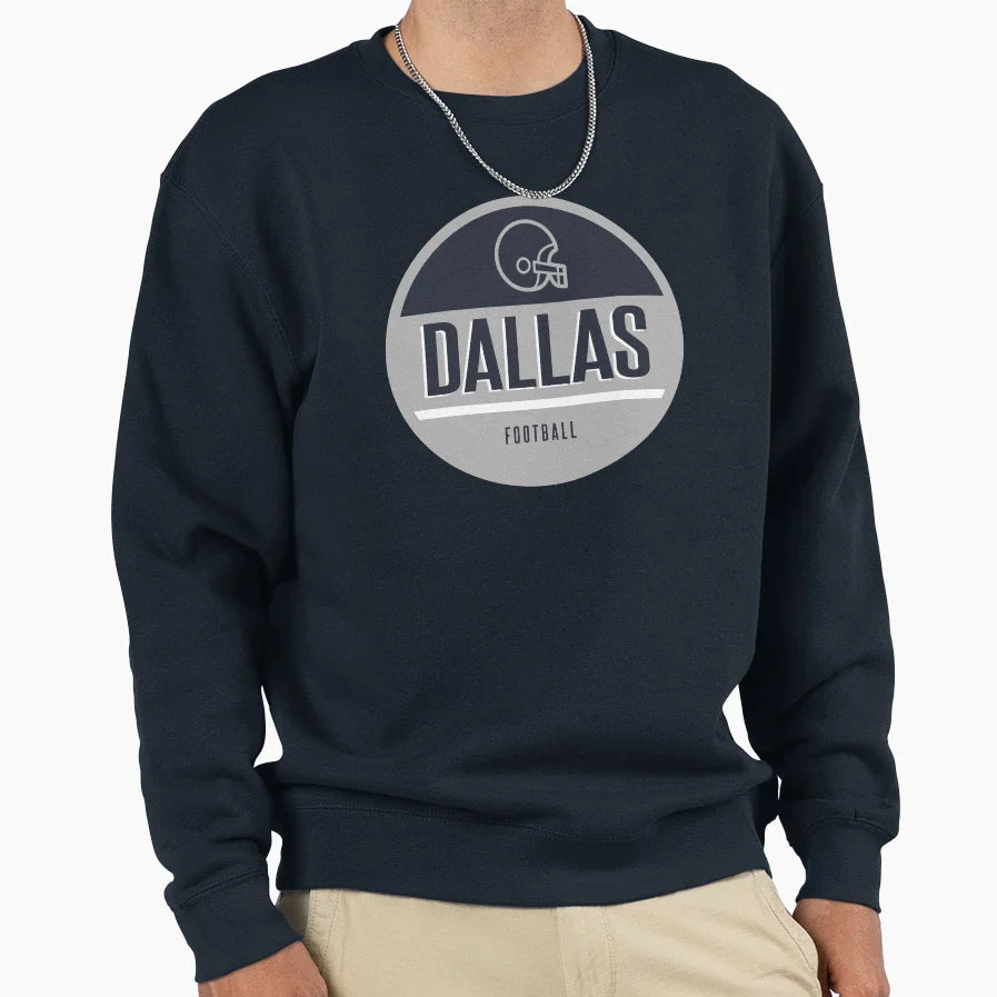 Dallas Football Sweatshirt - Fun Novelty Design for Adults