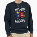 Never Forget 28 3 Historic Comeback T-Shirt - Minimalist Print Men Women