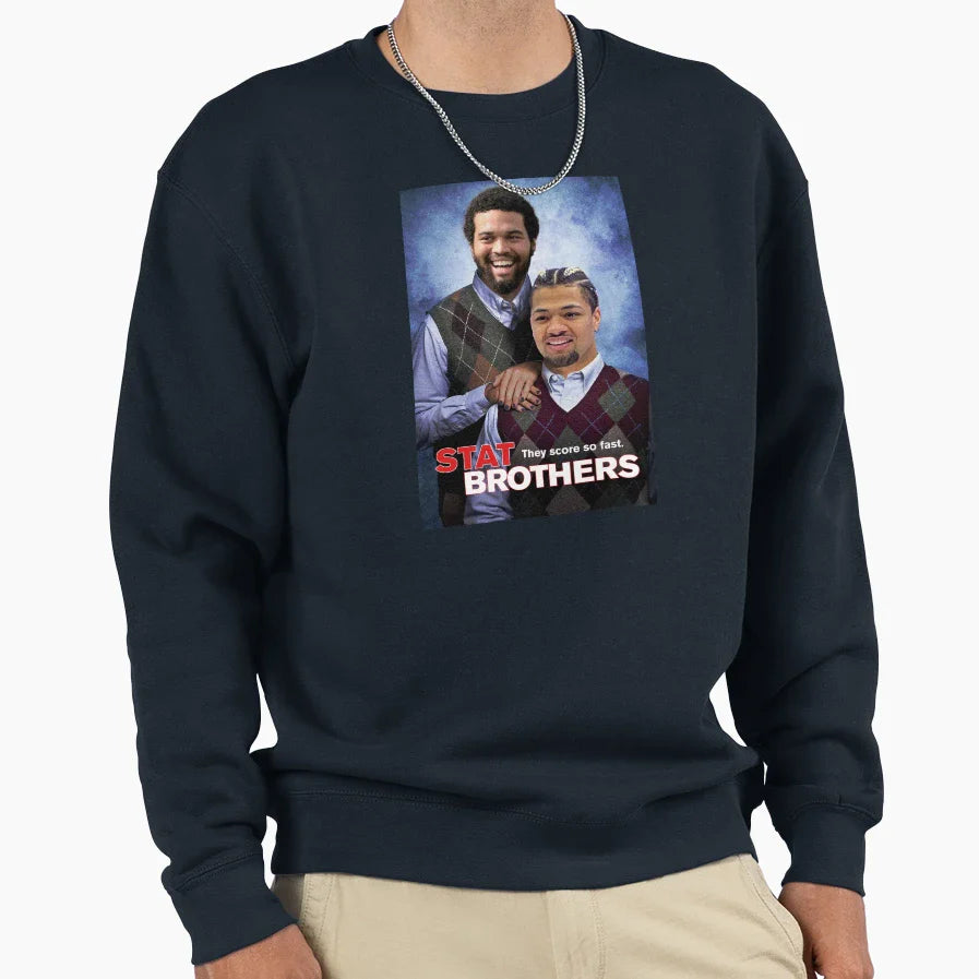 Stat Brothers Title Bears Step Sweatshirt - Streetwear Style Unisex