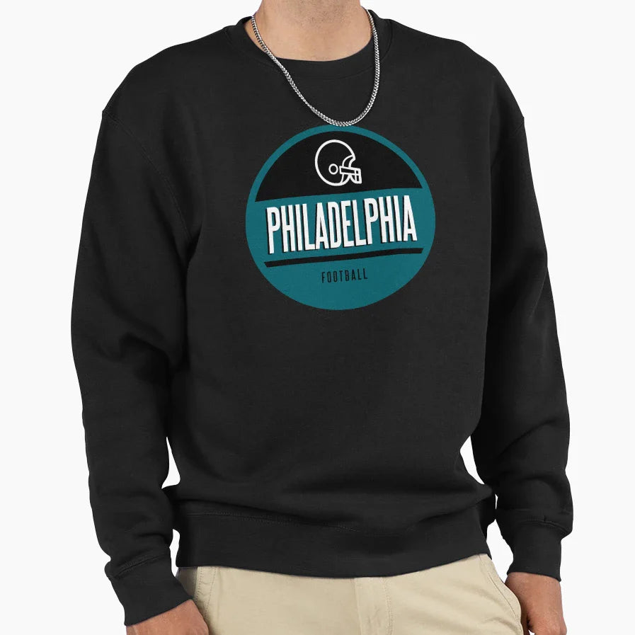 Philadelphia Football Sweatshirt - Aesthetic Graphic for Adults