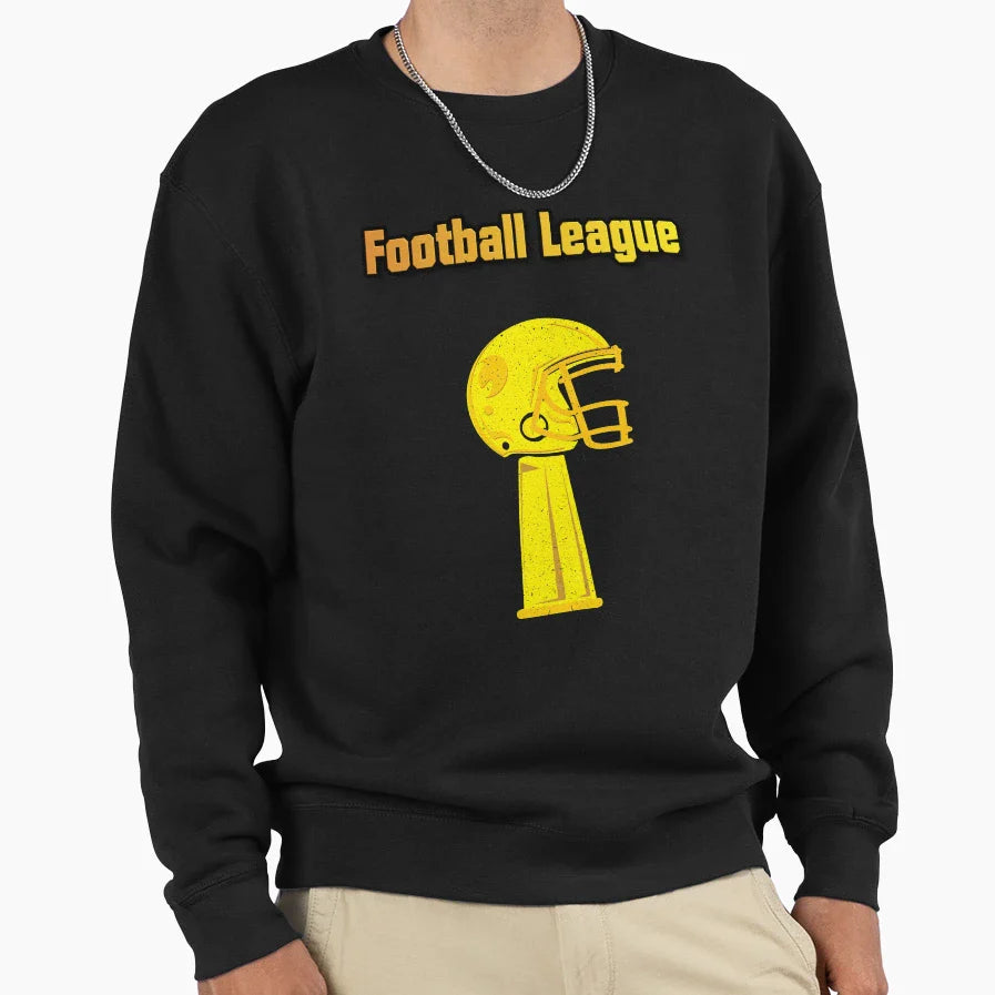 Football League Sweatshirt - Trendy Graphic Men Women