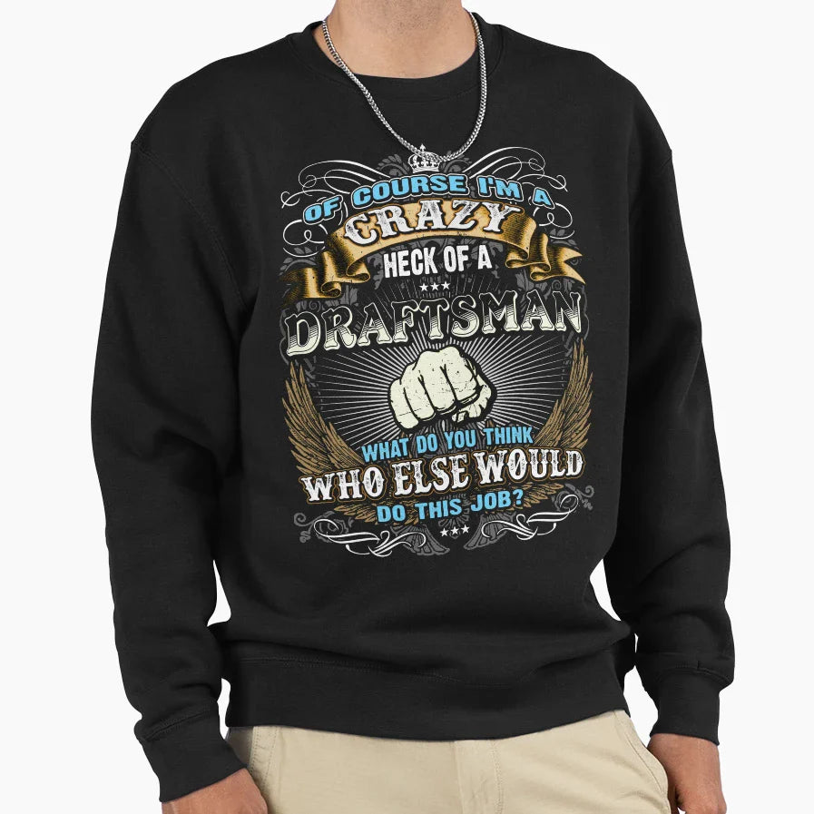 Shirts Job Draftsman T-Shirt - Trendy Graphic Unisex