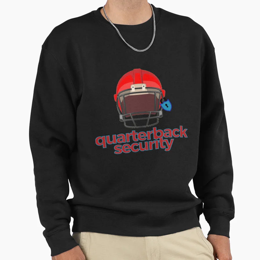 Quarterback Security Helmet Security Sweatshirt - Unique Graphic Men Women