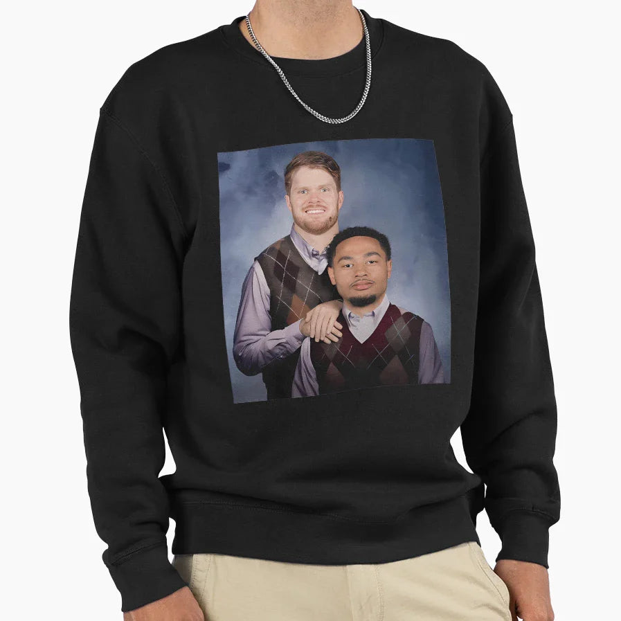 Sam Darnold Jaxon Smith Njigba Football Sweatshirt - Trendy Graphic Unisex