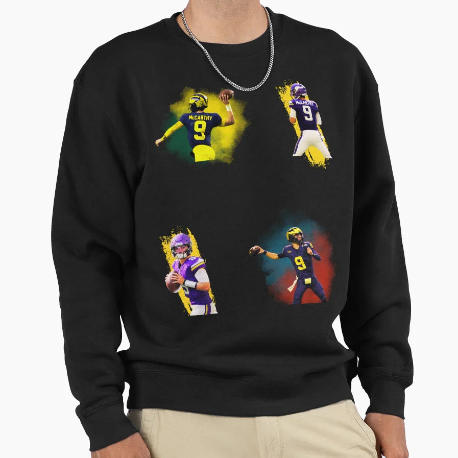 Jj Mccarthy Hd Set T-Shirt - Custom Art Print Unisex