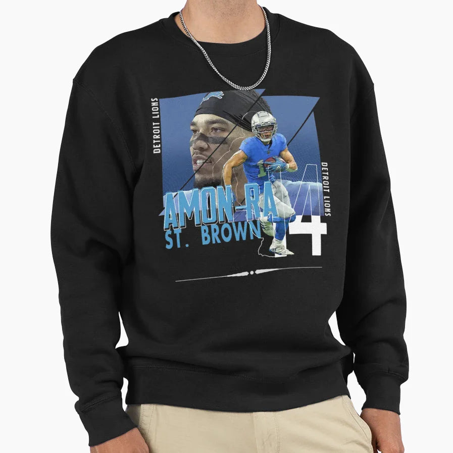 Amon Sport Ra Sport St Brown Sweatshirt - Aesthetic Graphic Men Women