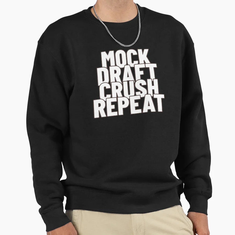 Mock Draft 2021 Mock Draft Crush Sweatshirt - Aesthetic Graphic Unisex