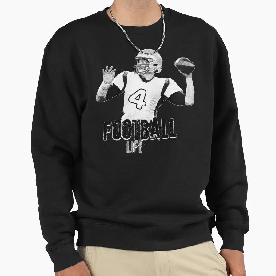 American Football Life Sweatshirt - Streetwear Style Men Women