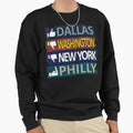 Funny Football Fan Dallas City Sweatshirt - Fun Novelty Design Unisex