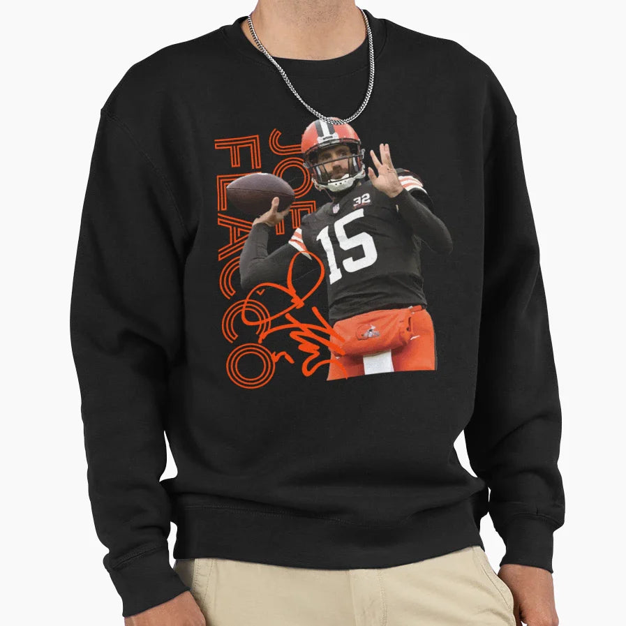 Joe Flacco Sweatshirt - Trendy Graphic Unisex