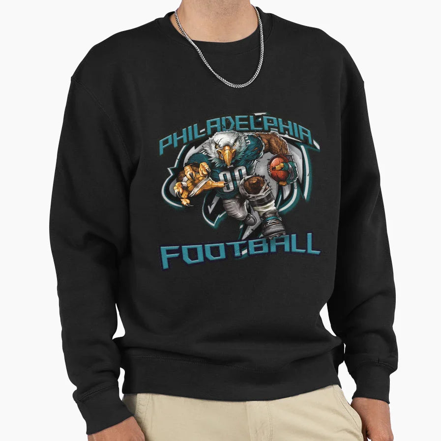 Philadelphia Football Sweatshirt - Trendy Graphic for Adults