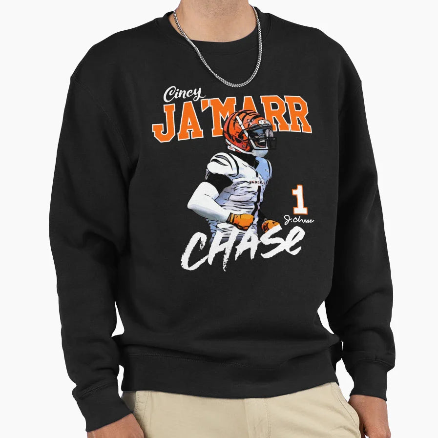 Jamarr Chase Sweatshirt - Fun Novelty Design for Adults