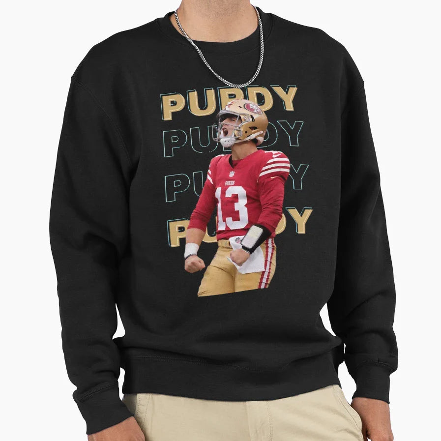 Purdy Celebration Sweatshirt - Streetwear Style for Adults