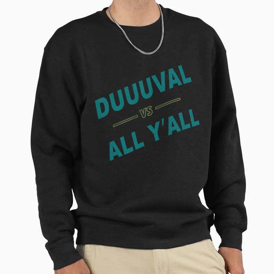 Duuuval Jacksonville Florida Pride Sweatshirt - Novelty Apparel Men Women