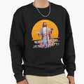 Who Would Jesus Draft Sweatshirt - Streetwear Style for Adults