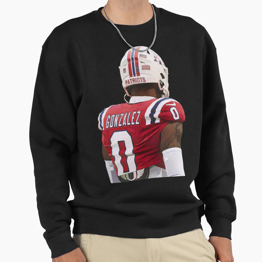 Christian Gonzalez Football Gear Sweatshirt - Custom Art Print Men Women